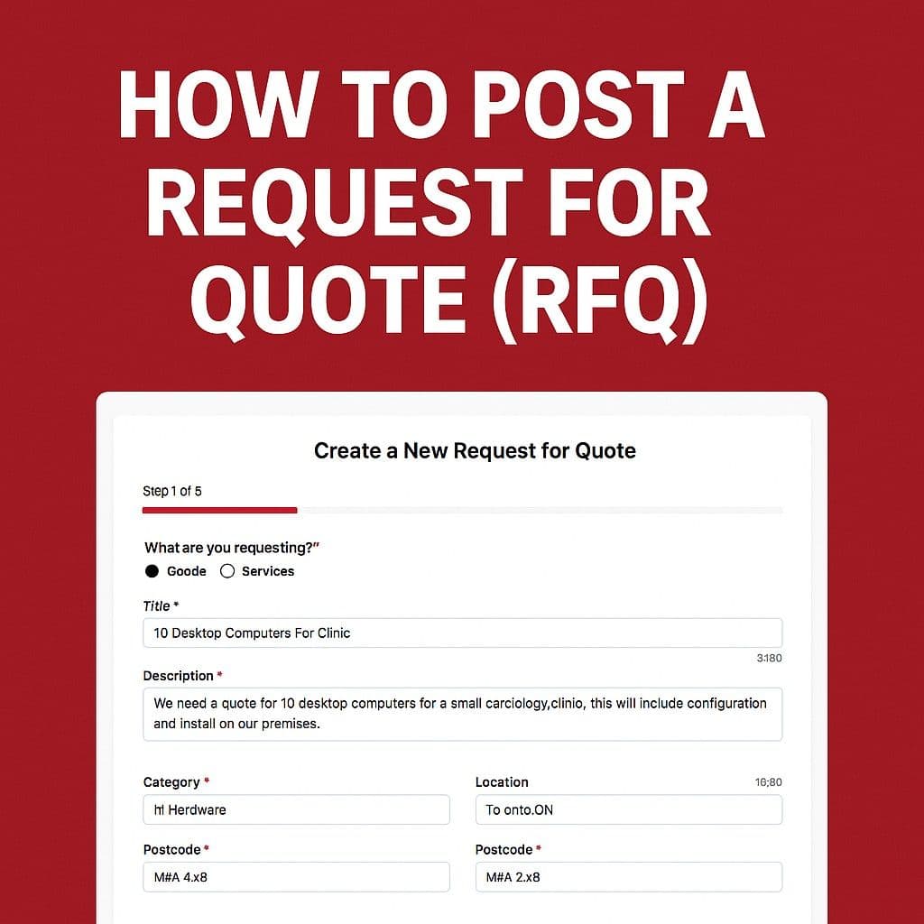 Step-by-Step Guide: Creating Your First RFQ on CanDoBusiness